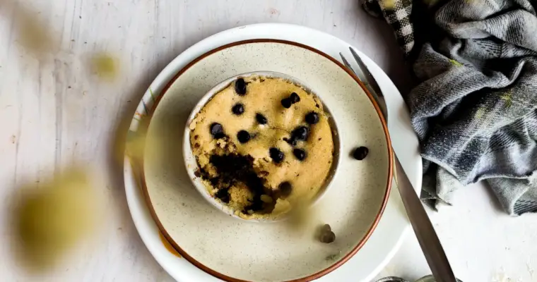 Chocolate chip mug cake recipe