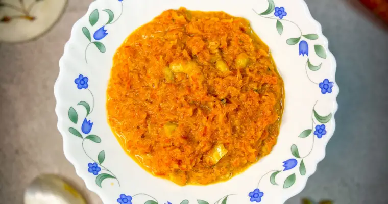 Gajar ka Halwa with condensed milk | Carrot Halwa