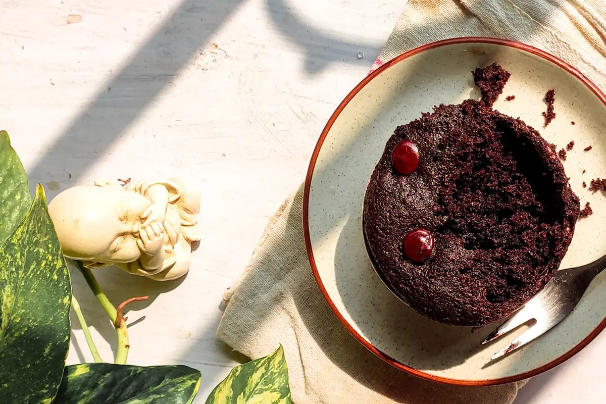 Microwave Chocolate mug cake recipe