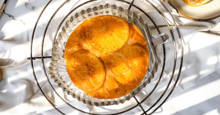 Upside down Orange Cake recipe