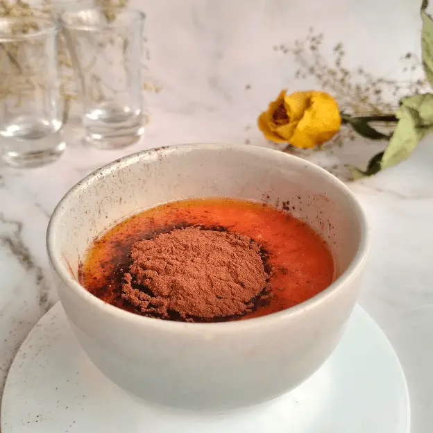 Eggless red velvet mug cake recipe