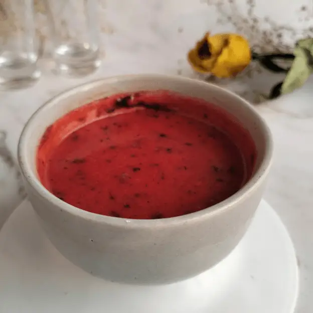 Eggless red velvet mug cake recipe