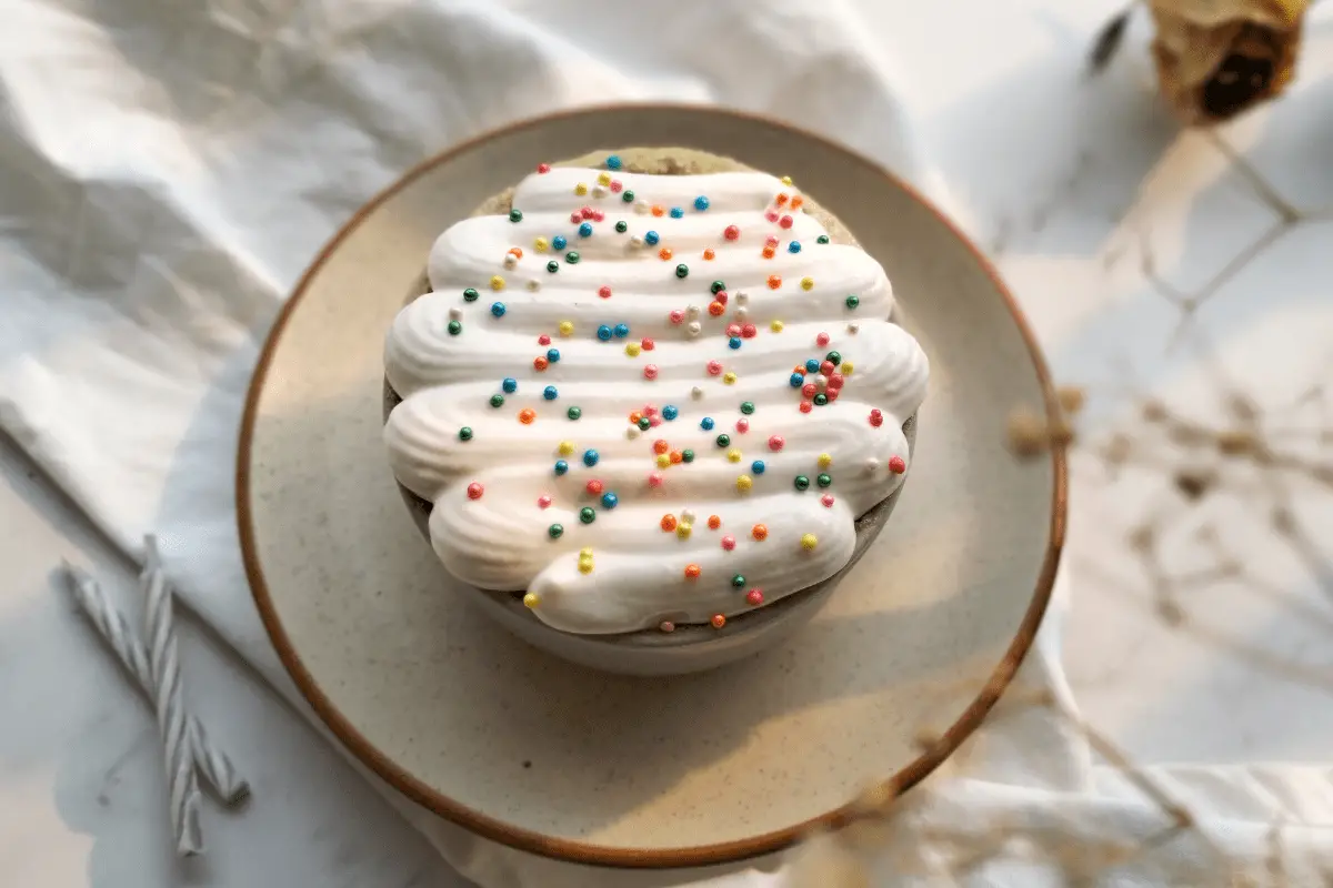 Birthday Funfetti mug cake-no egg