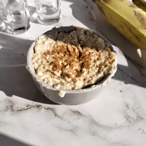 Banana overnight oats recipe