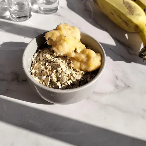 Banana overnight oats recipe