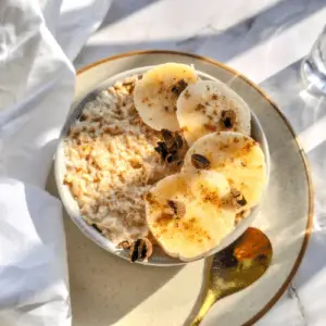 Banana overnight oats recipe