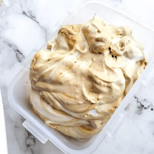 No churn coffee ice cream recipe without eggs