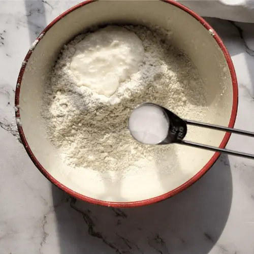 3 ingredient naan bread with yogurt (no yeast)