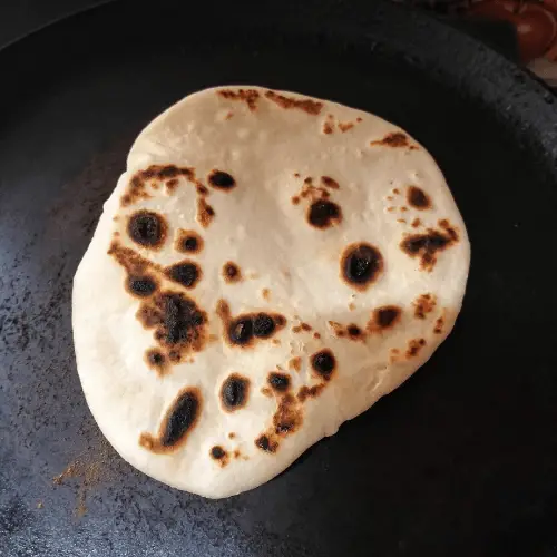 3 ingredient naan bread with yogurt (no yeast)