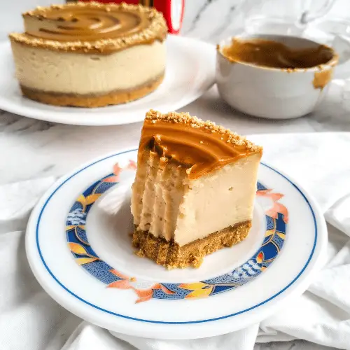 5-ingredient biscoff cheesecake