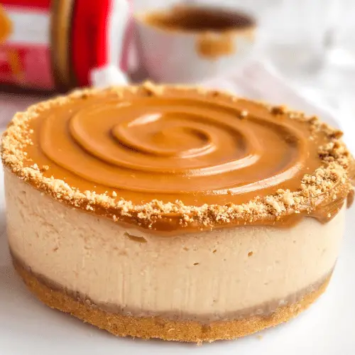 5-ingredient biscoff cheesecake