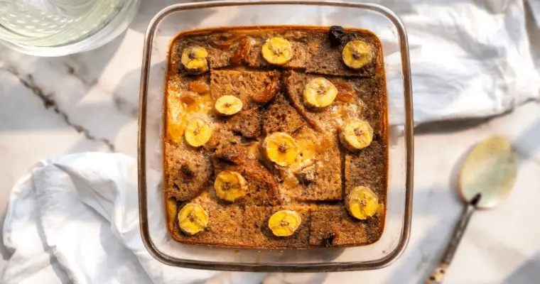 Banana Bread-Bread Pudding Recipe