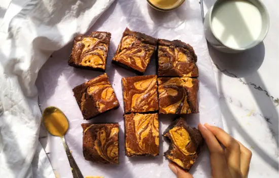 Fudge brownies with Peanut Butter