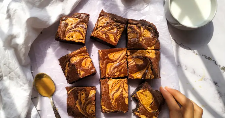Fudge brownies with Peanut Butter