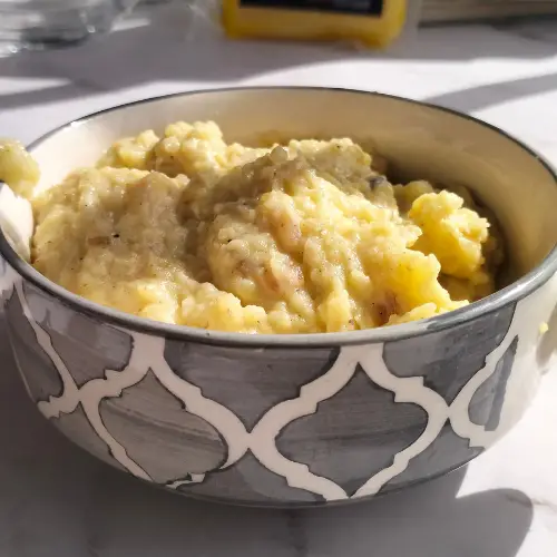 Creamy air fried mashed potatoes 