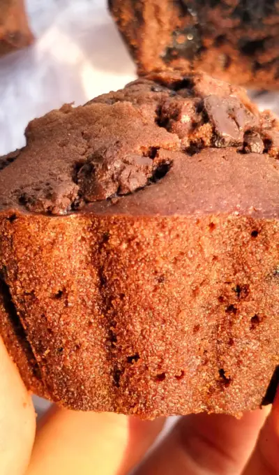 Chocolate chunk muffin- Bakery Style!